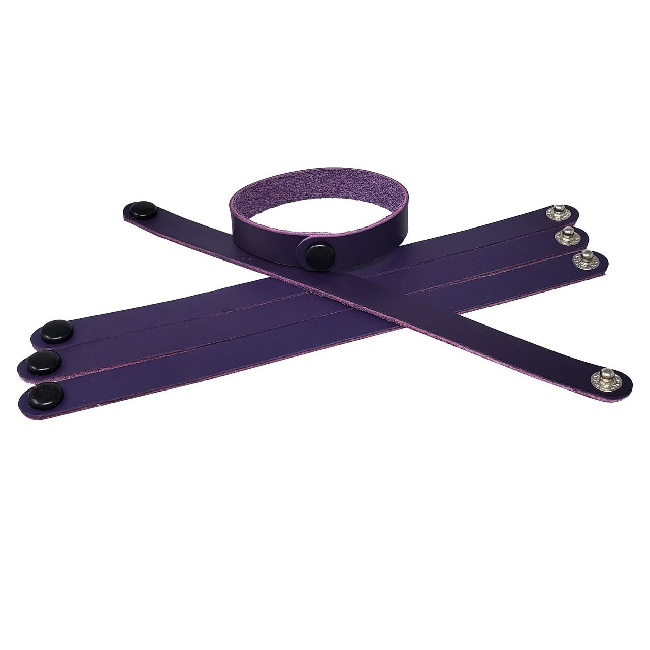 10 Packs Full grain Leather Bracelets 1/2 Inch – DIY Fundraising, promotional, business gifts